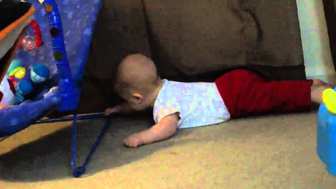 Baby Only Army Crawls 8 Army Crawl Baby YouTube