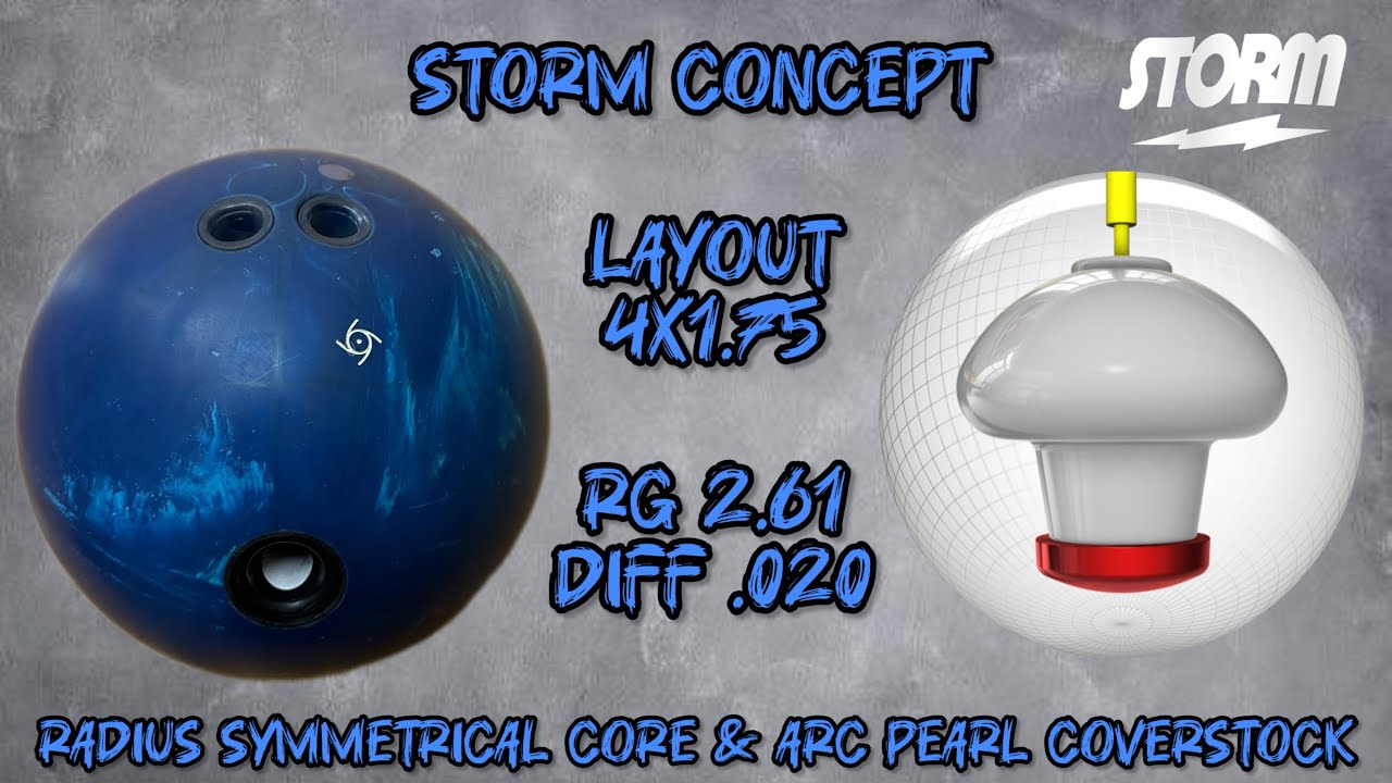 Storm Concept Bowling Ball Review - YouTube