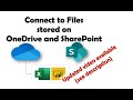 How to use Power Query to connect to a file on OneDrive or SharePoint (read description for update)