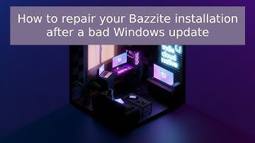 How to repair your Bazzite installation after a bad Windows update