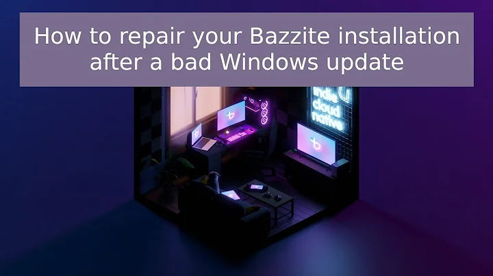 How to repair your Bazzite installation after a bad Windows update