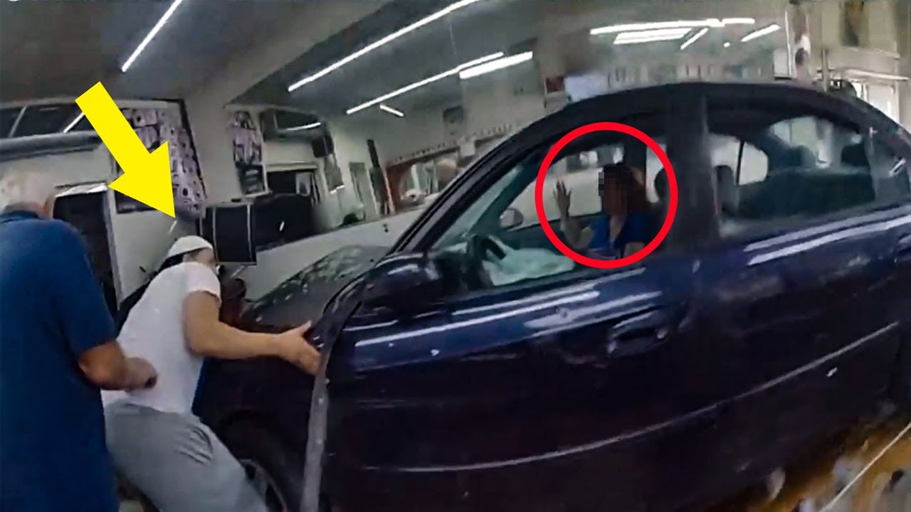 Police and bystanders save baby trapped under car after driver hits ...