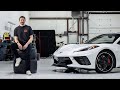 J. R. Hildebrand Takes a 2021 Corvette Stingray to the Track // Omaze