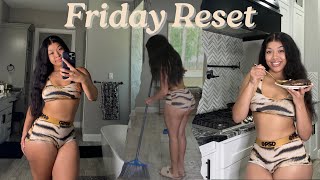 FRIDAY RESET + CLEAN WITH ME + MASTROS MUKBANG