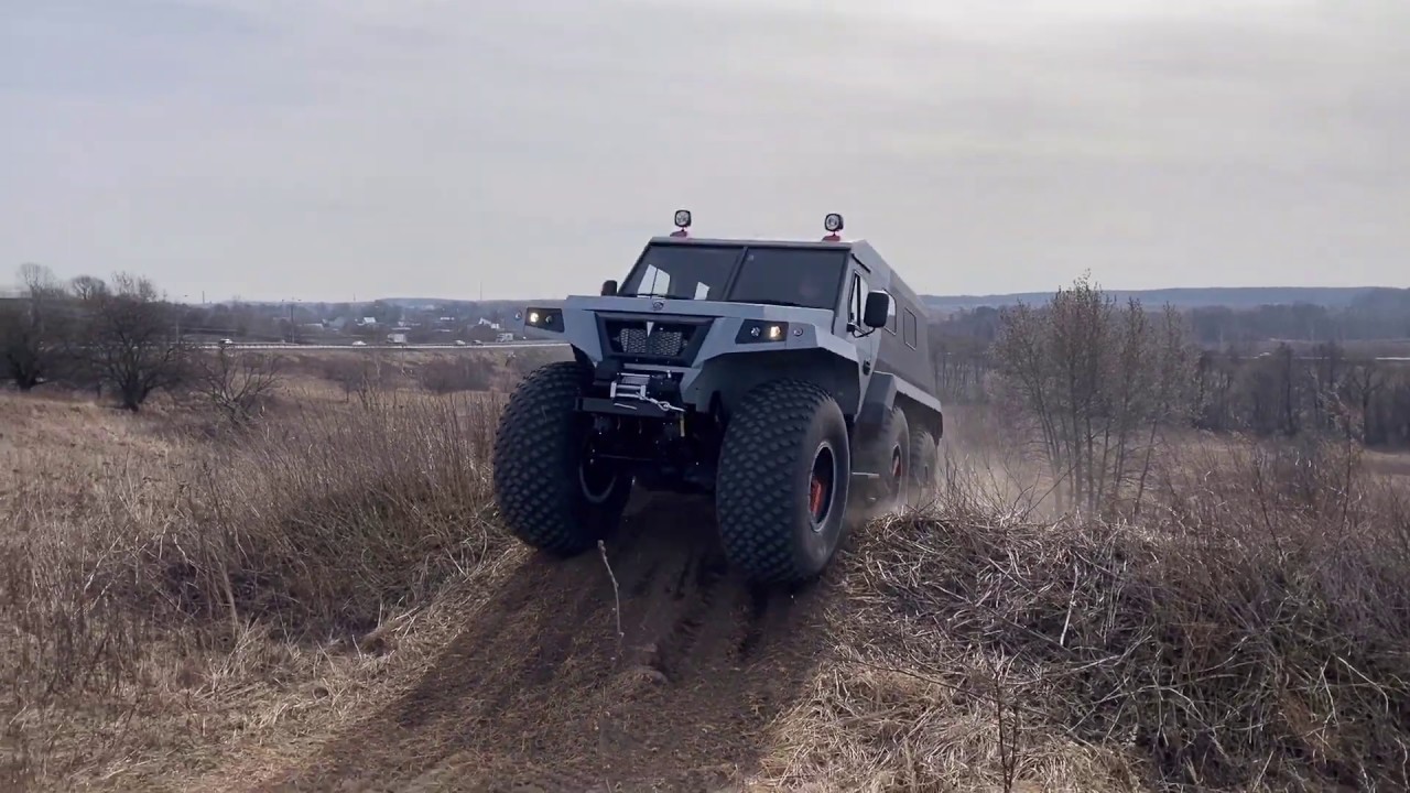 ТРЭКОЛ ХАСКИ 6Х6 - YouTube