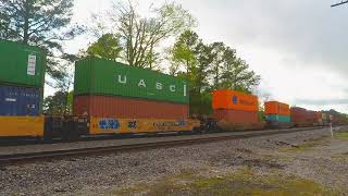 NS 234 and Amtrak 95 Northeast Regional. April 19th 2021