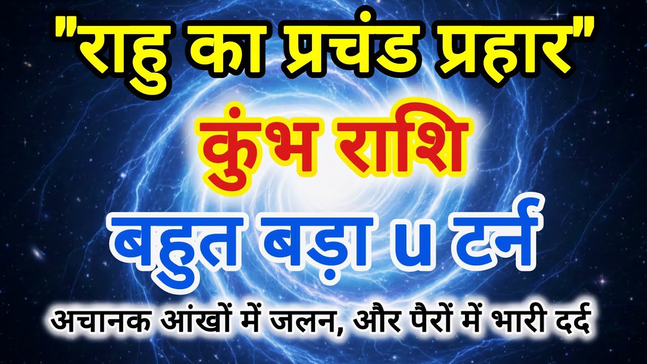 राहु का नया खेल शुरू 120 दिनों का बहुत बड़ा u टर्न #कुंभ राशी के बारे में 10 बड़ी भविष्यवाणी 