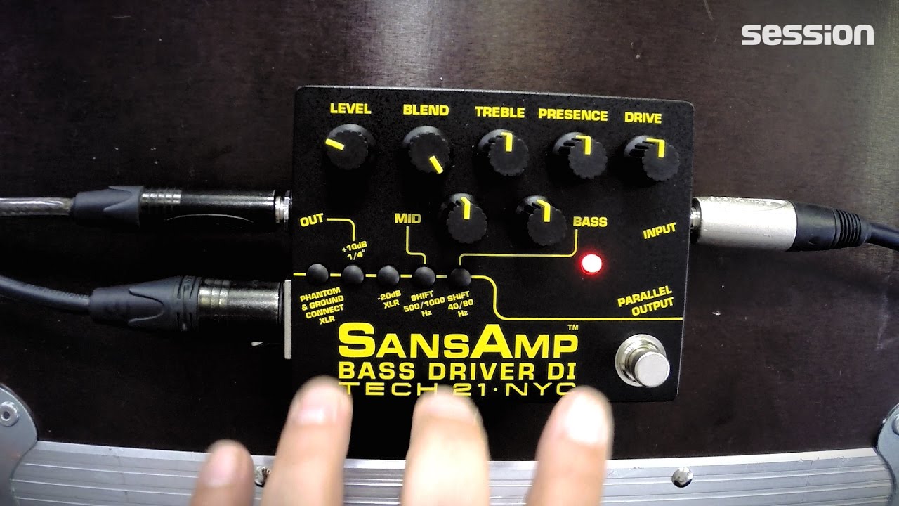 Tech 21 SansAmp Bass Driver DI Demo - Sweetwater Sound - YouTube