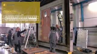 Test Al Fuoco Porta Ei60, A Due Ante A Grandi Dimensioni X313 Chemolli Fire