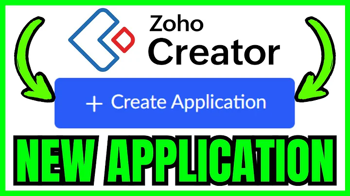 How To CREATE APPLICATION In Zoho Creator (QUICK & EASY) 2025