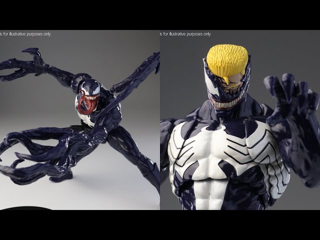 New Venom action figure revealed by Mess Toys - YouTube