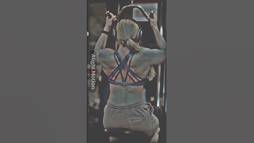 Transformation 🥵 Gym Hot Girl 🔥 Habibi Status #Gym  #alightmotion #xml_file #habibi #xml #song#1k 😱