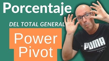 Porcentaje del total general con Dax | Hablando de Excel