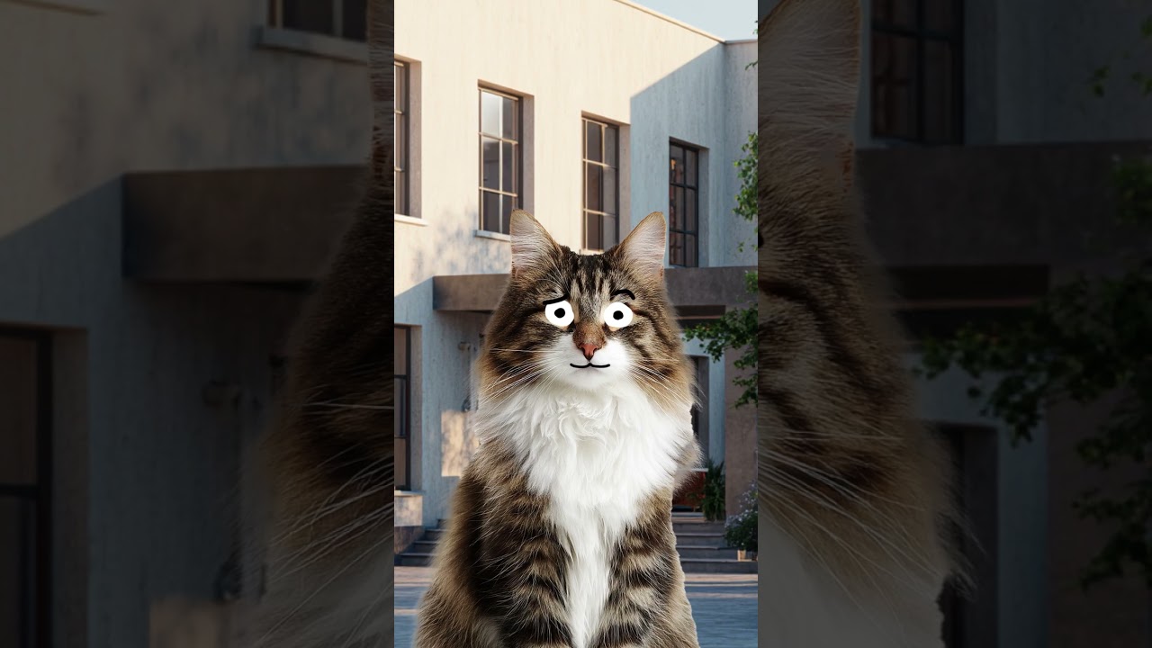 O gato vidente