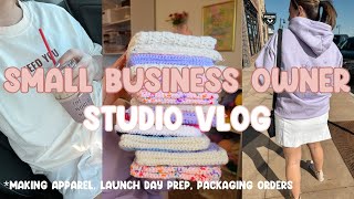 Launch Day, Vlog #68 | Packaging Orders, Launch Preparation, Small Business Owner