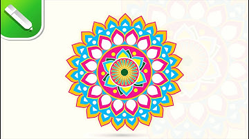 How to Make Diwali Rangoli Design in CorelDraw | Tutorial