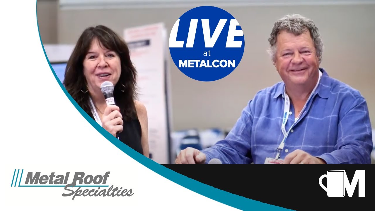 LIVE from METALCON with Metal Roof Specialties! - YouTube