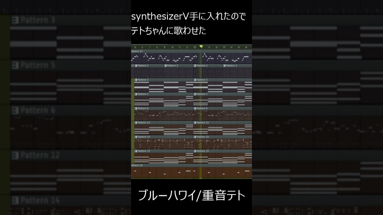 SynthesizerV買ったのでテトちゃんに歌ってもらった #flstudio #synthesizerv #重音テト #citypop