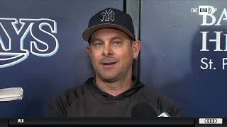 Aaron Boone discusses Aaron Judge's upcoming arbitration hearing