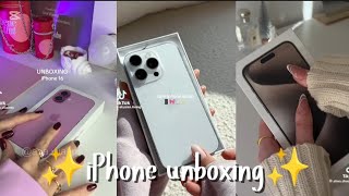 iPhone unboxing || ASMR || TikTok compilations
