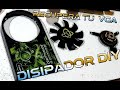 😱😱😱RESTAURACIÓN DE DISIPACIÓN PARA VGA DIY...AIRFLOW DIY FOR OLD VGA!!!😱😱😱 Geforce serie 9😊😊