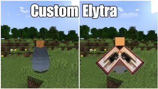 How to Make CUSTOM ELYTRA In Minecraft (Java/Bedrock/PE)