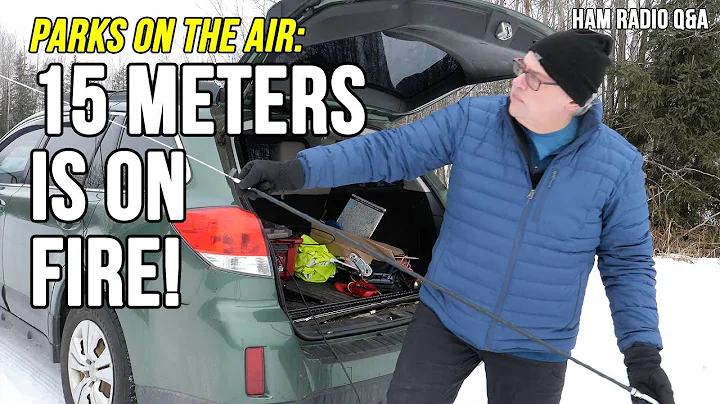 The 15 meter band is on fire! Ackley Wildlife Area, WI POTA #hamradioqa