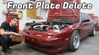 How To: Front License Plate Delete