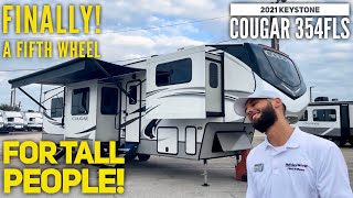 Finally, a Fifth Wheel for TALL People!  2021 Keystone Cougar 354FLS