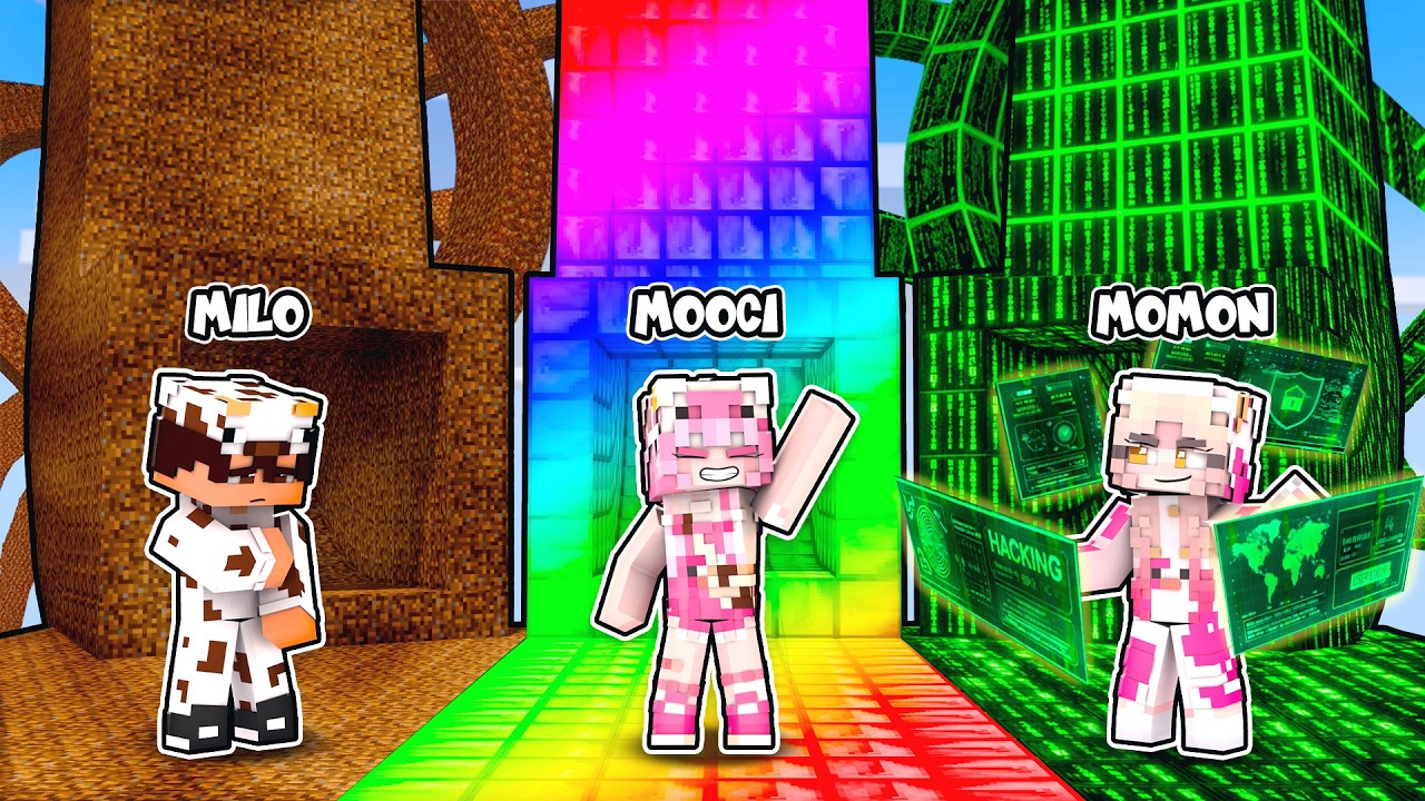 TROWONGAN HACKER VS RAINBOW VS DIRT di MINECRAFT!