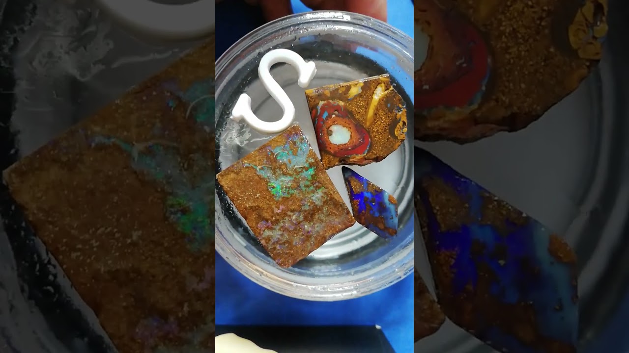 Australian Boulder Opal Rough/Rub