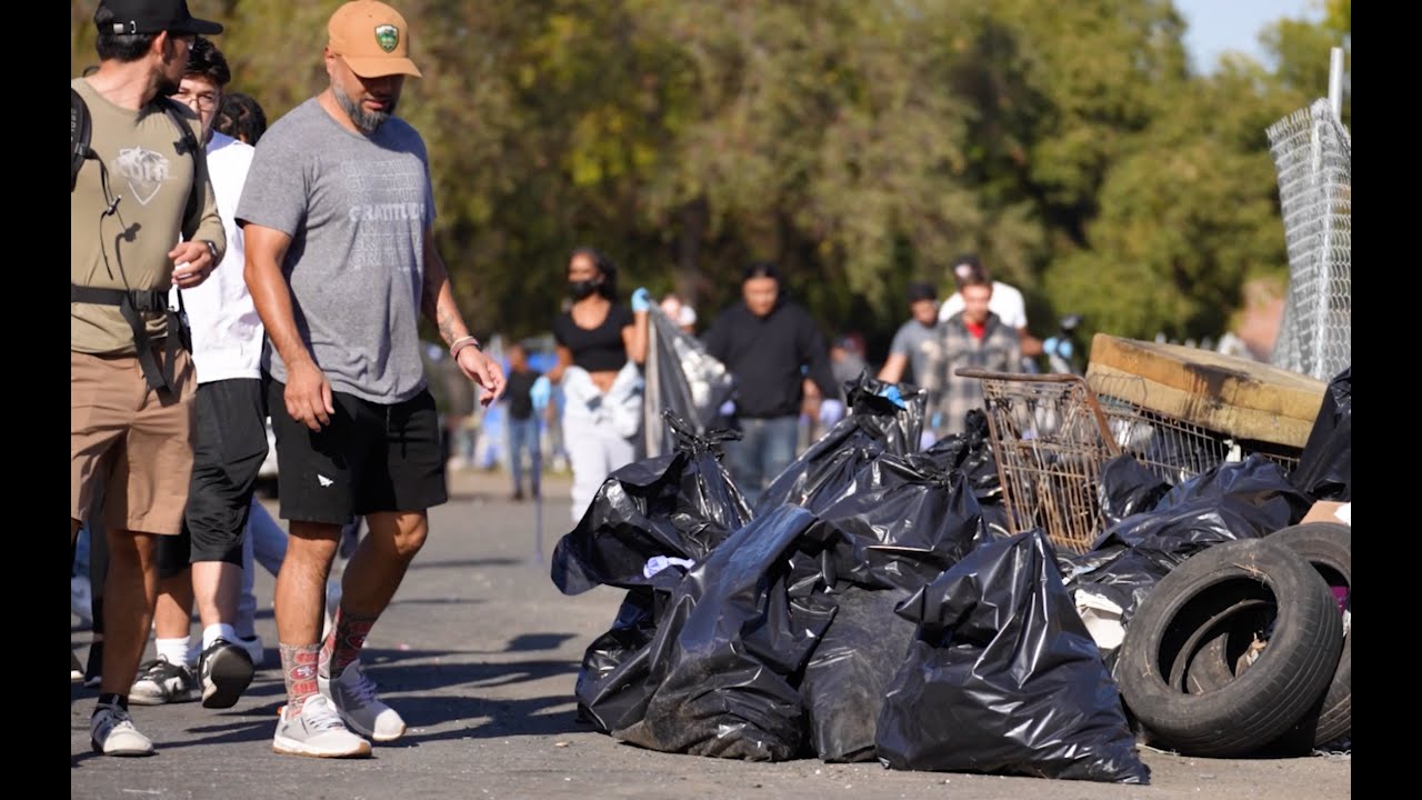 Community Clean-up - Good Samaritan Church of God - Hike and Hit - YouTube