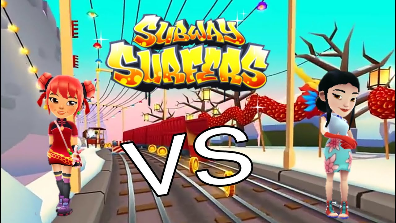 Subway Surfers chinese version jogando com inscrito