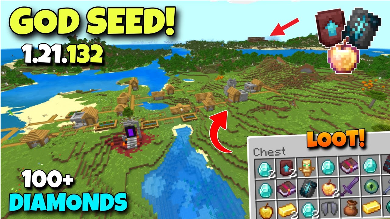 🔥[God Seed] For Minecraft 1.21 Bedrock And Pocket Edition | Seed ...