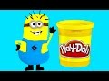 Play Doh Minions How to Make a Minion DIY Миньоны пластилин 最好的爪牙 Toy Videos