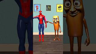 🦸💩spiderman vs Batman vs Superman 2 challenge amazing cartoon for kids funny 🤣 cartoon video c...