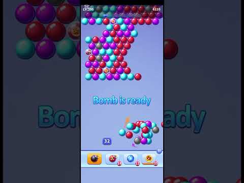 Bubble Shooting Game level 291 to 300 - YouTube