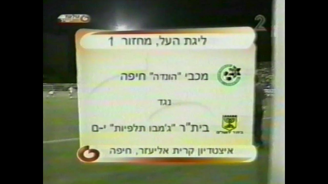 2003-04 מחזור 1 - מכבי חיפה 0:4 ביתר ירושלים