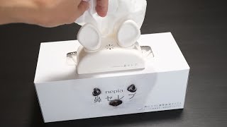 鼻セレブからティッシュを引き出すと話しかけてくる装置 / Talking Tissue Box...what!? Animal Ears