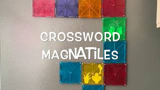 CrOssWoRd MaGNa-TiLeS 🧩 🧠 DiFFeReNt WaY to PLaY screenshot 1