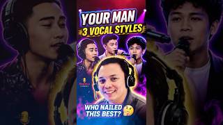“Your Man” 🎙️ | 3 Vocal Styles Reaction &amp; Performance Comparison😎👀