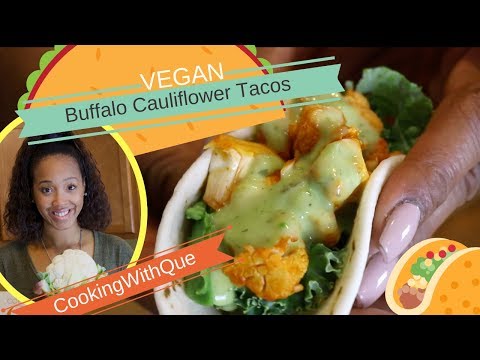 Buffalo Cauliflower Tacos