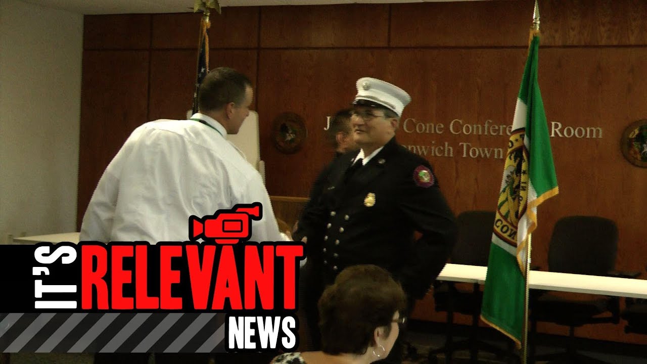 Greenwich Fire Department promotes two - YouTube