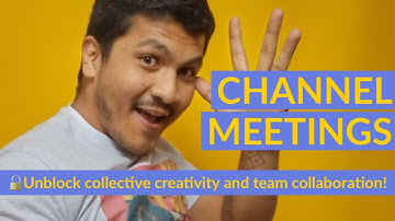 ONE MINUTEAMS - How to schedule a meeting within Teams channels