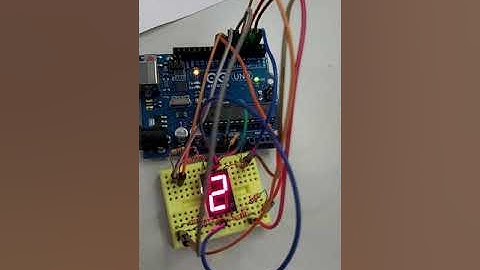 5/13數位邏輯Arduino七段顯示器作業一