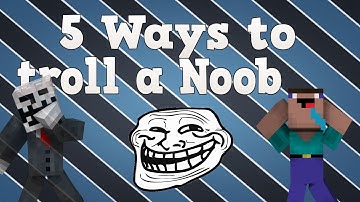 (HD) 5 Ways to Troll a noob in Minecraft (Machinama)