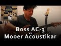 Boss AC-3 vs Mooer Acoustikar - Full comparison video