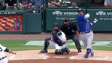 KC@DET: Butler opens the scoring with an RBI double