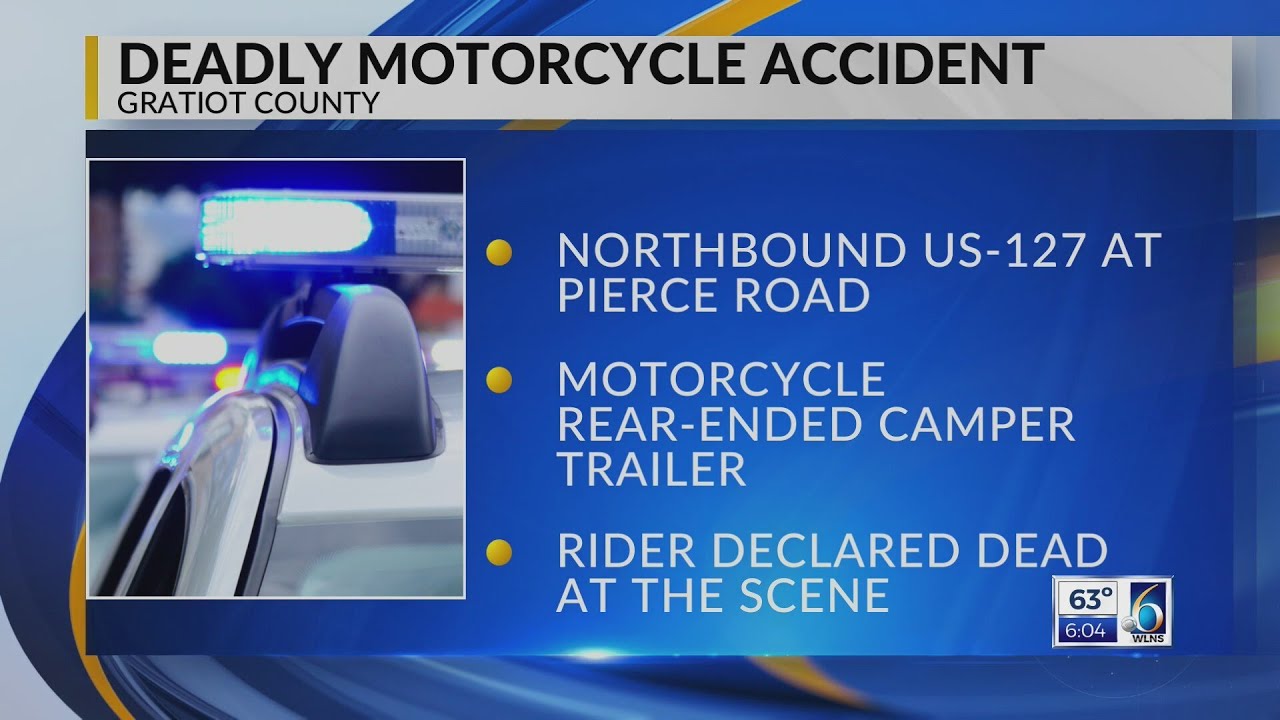 Deadly Motorcycle Accident in Gratiot County - YouTube