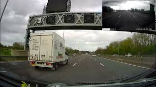 [4K60] Liverpool to Manchester (via M62  M602 UK Motorways) 3X Dual Driving Cam with mph!